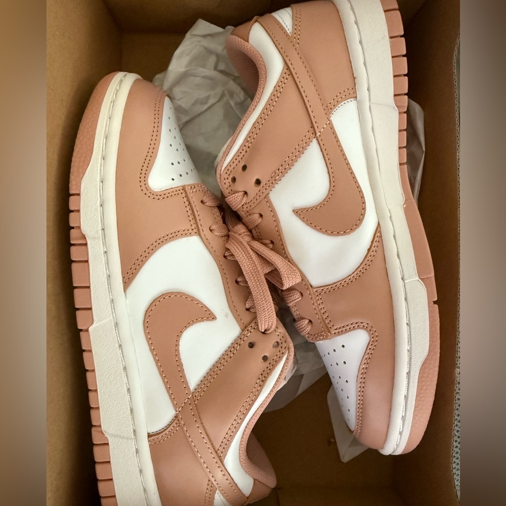Nike Blush and White Sneakers